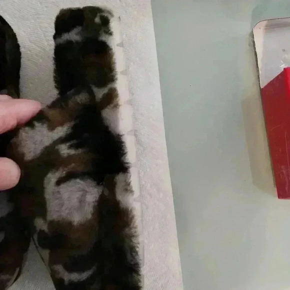 J/Slides Camo Shearling Sleek Clogs women US 10 - Picture 2 of 6